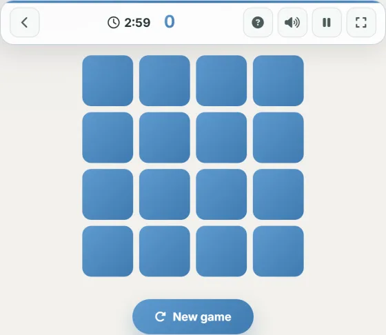 Color Match Cards — live gameplay