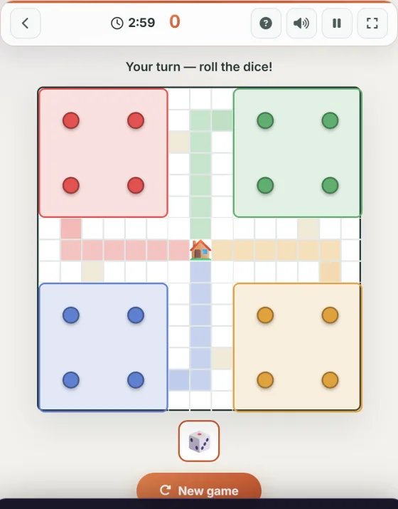 Ludo — live gameplay