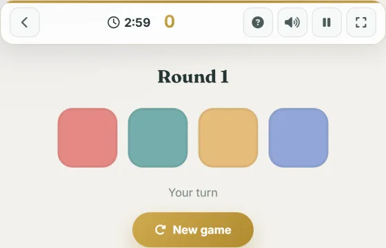 Memory Span — live gameplay