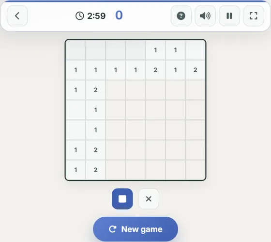 Nonogram — live gameplay
