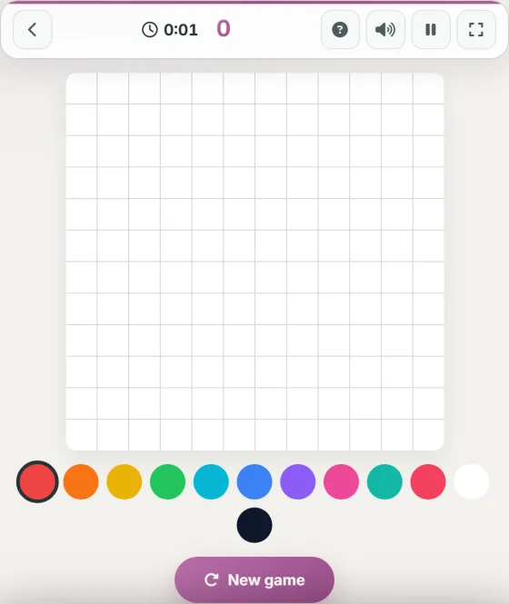 Pattern Maker — live gameplay