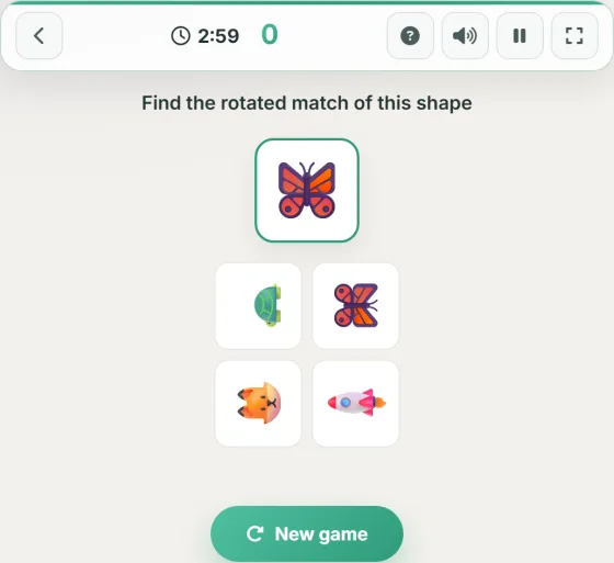 Rotation Puzzle — live gameplay