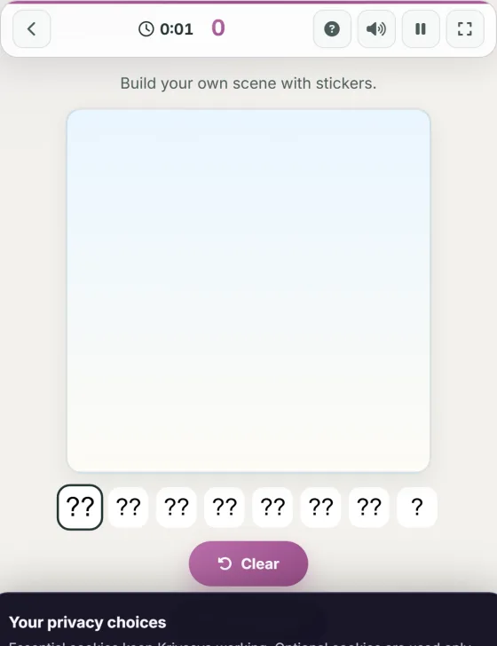 Sticker Scene Maker — live gameplay